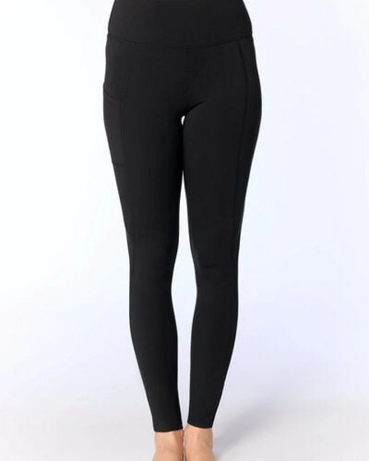 True North Damen Sport Leggings aus TENCEL Modal mit Taschen – nachhaltige Yoga & Fitness Leggings T1306