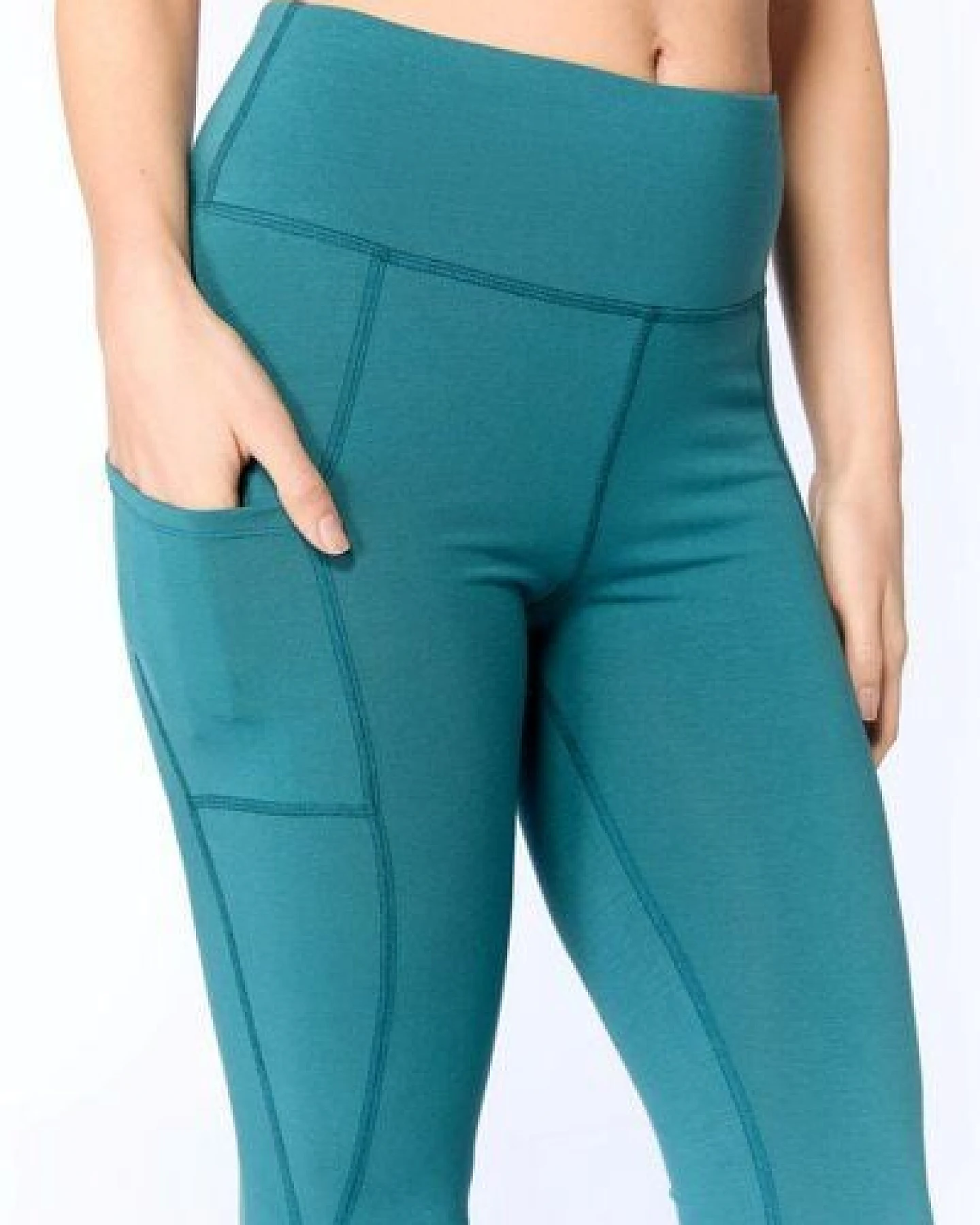 True North Damen Sport Leggings aus TENCEL Modal mit Taschen – nachhaltige Yoga & Fitness Leggings T1306 – Ansicht 4