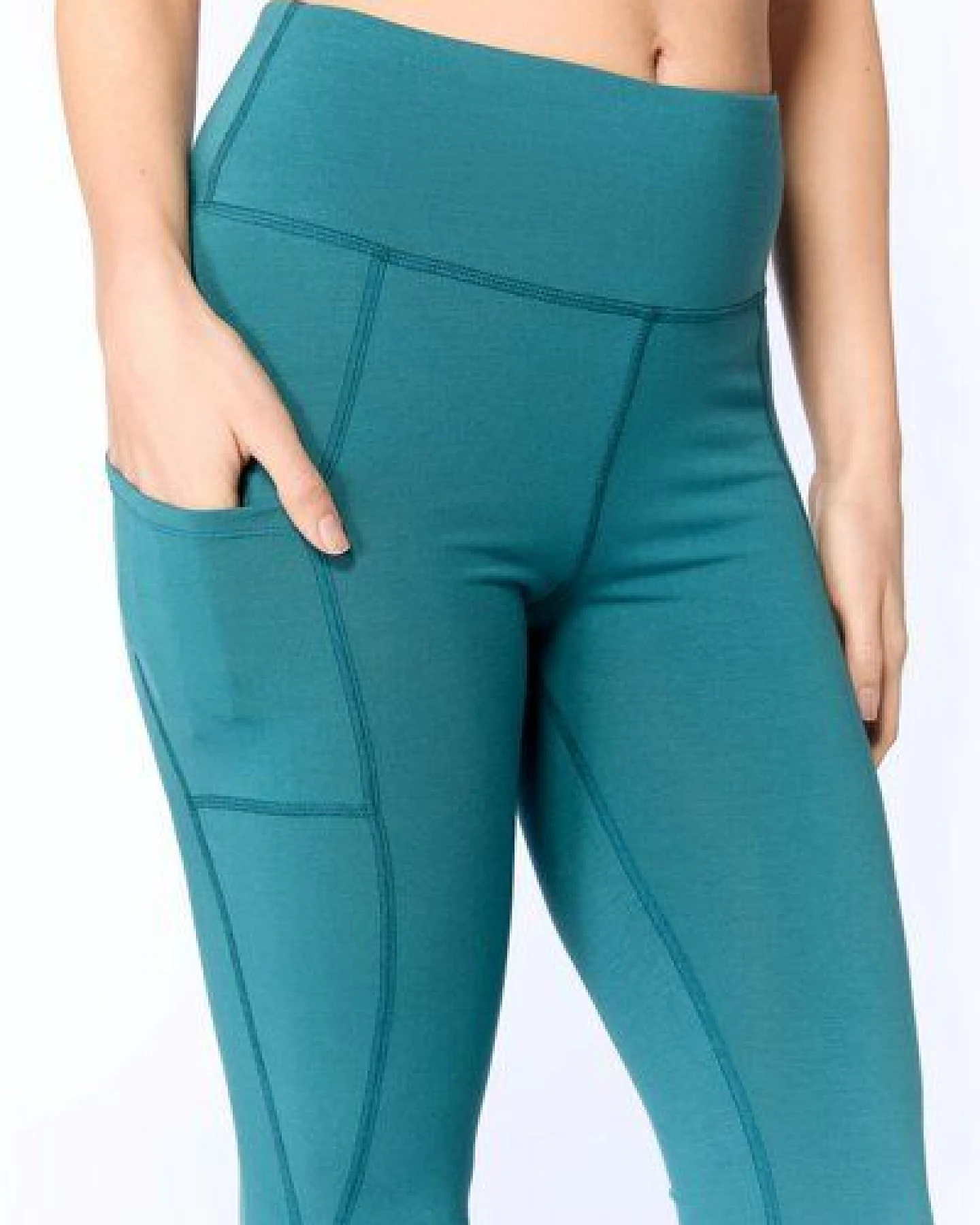 True North Damen Sport Leggings aus TENCEL Modal mit Taschen – nachhaltige Yoga & Fitness Leggings T1306 – Ansicht 4