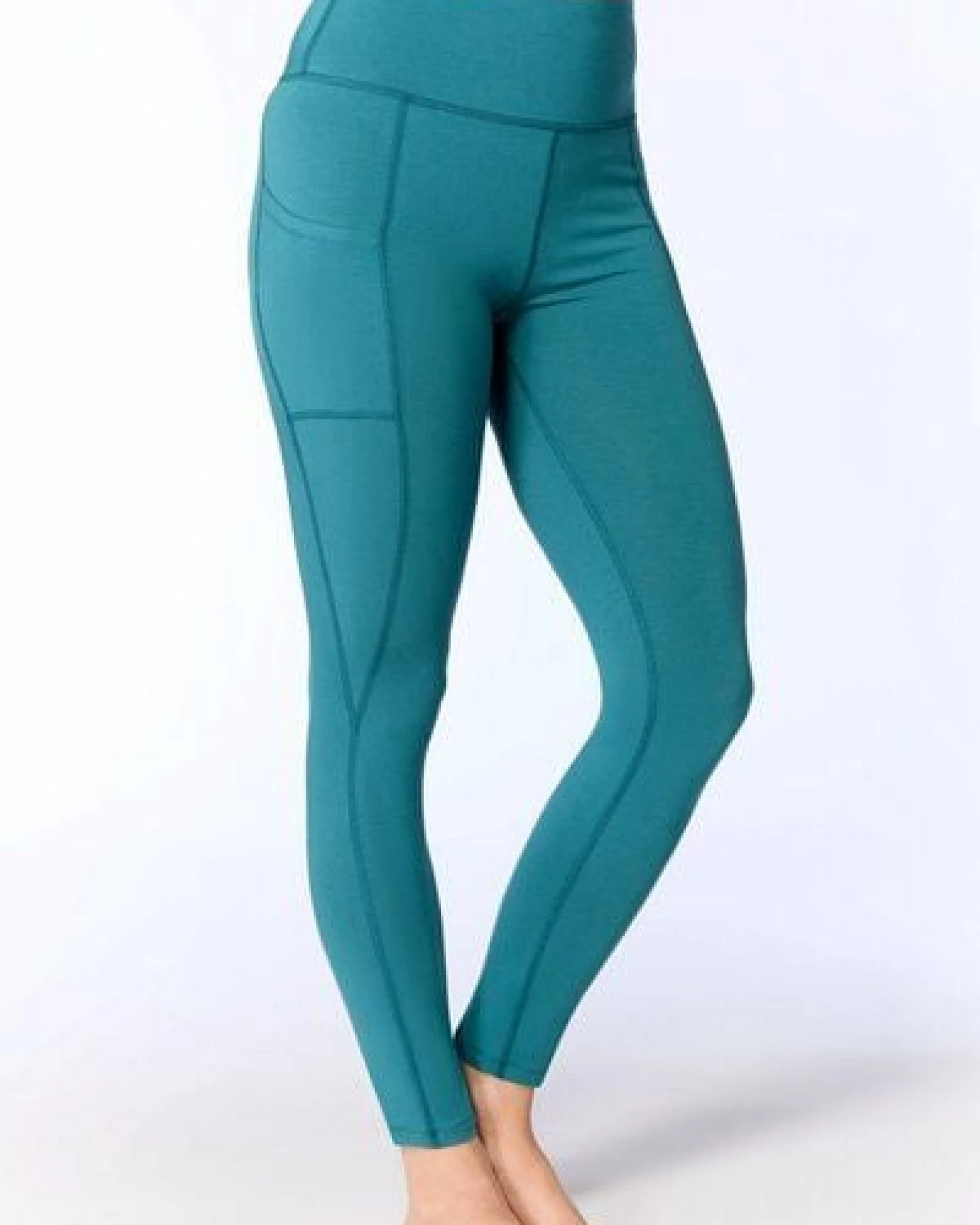 True North Damen Sport Leggings aus TENCEL Modal mit Taschen – nachhaltige Yoga & Fitness Leggings T1306 – Ansicht 3