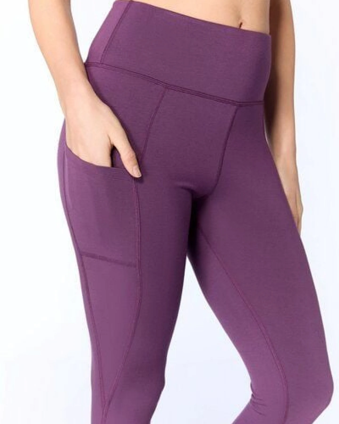True North Damen Sport Leggings aus TENCEL Modal mit Taschen – nachhaltige Yoga & Fitness Leggings T1306 – Ansicht 4