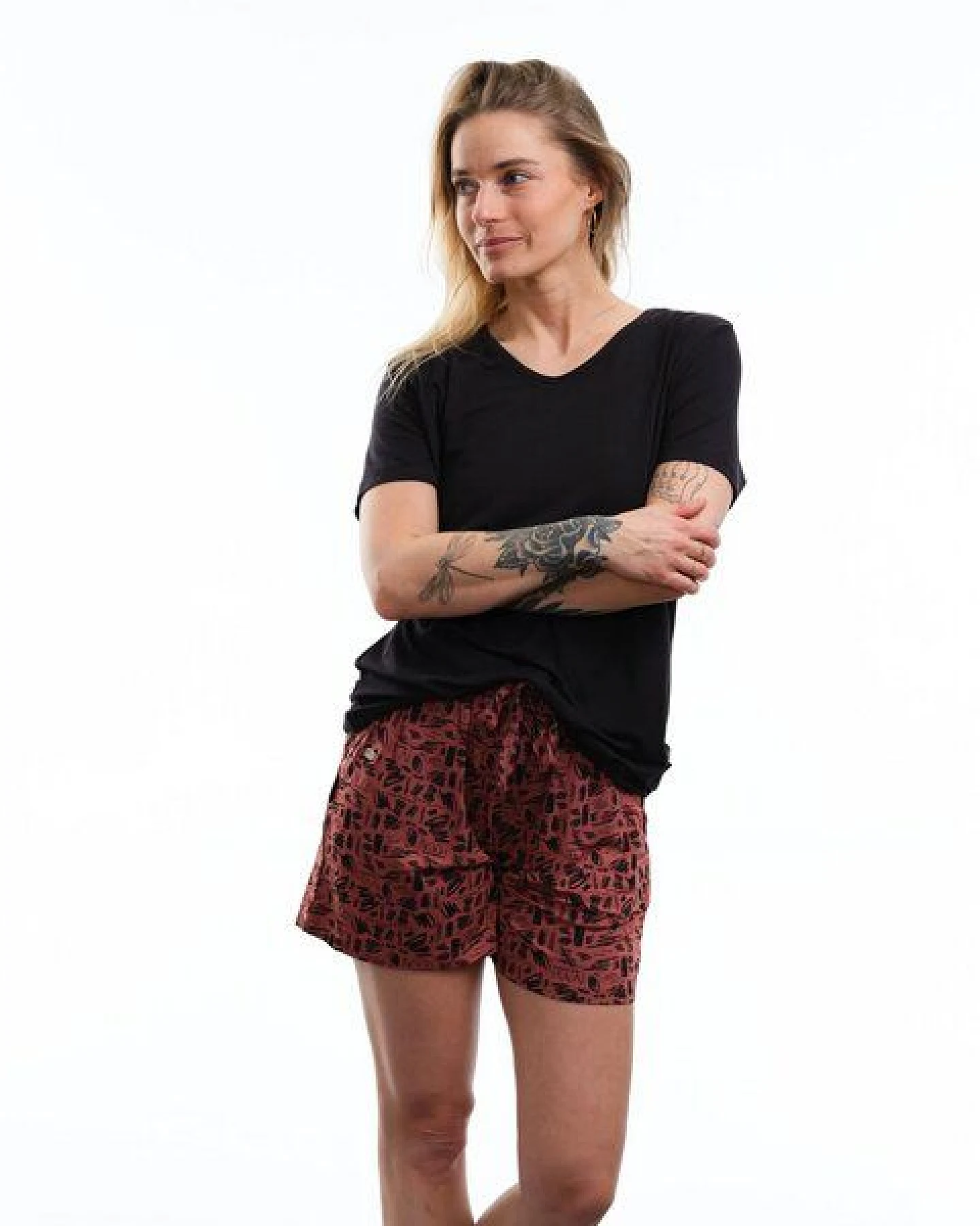 GARY MASH Kurzer Pyjama Marion aus softem LENZING ECOVERO Mix – Ansicht 4