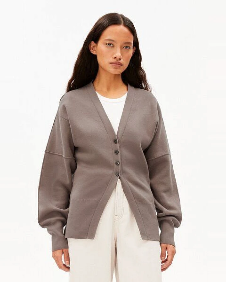 ARMEDANGELS COMPACT BARREL Damen Strickjacke aus 100% Bio-Baumwolle