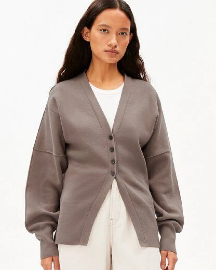 ARMEDANGELS COMPACT BARREL Damen Strickjacke aus 100% Bio-Baumwolle