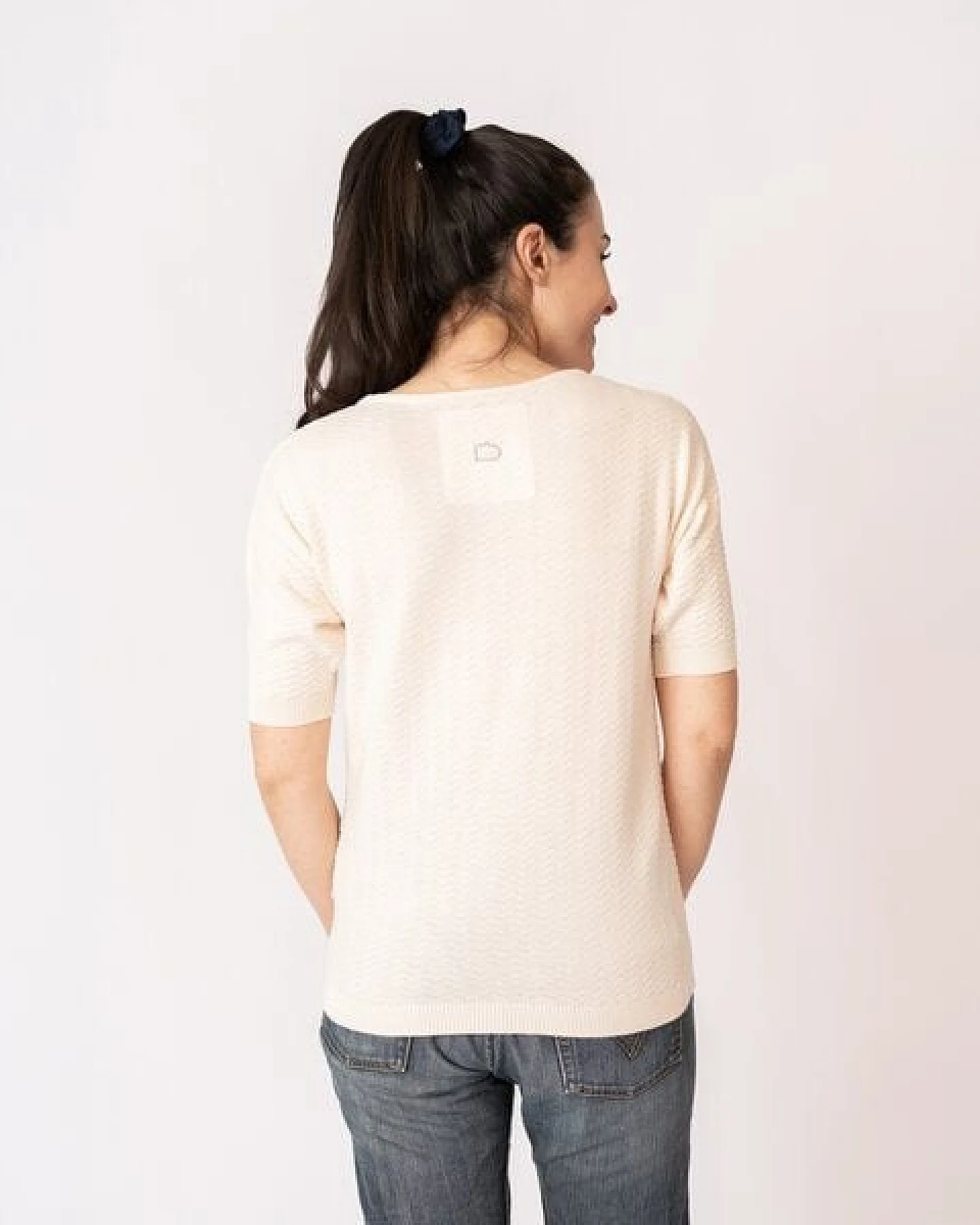 GARY MASH Kurzarm-Pullover Vina aus Biobaumwolle – Ansicht 4