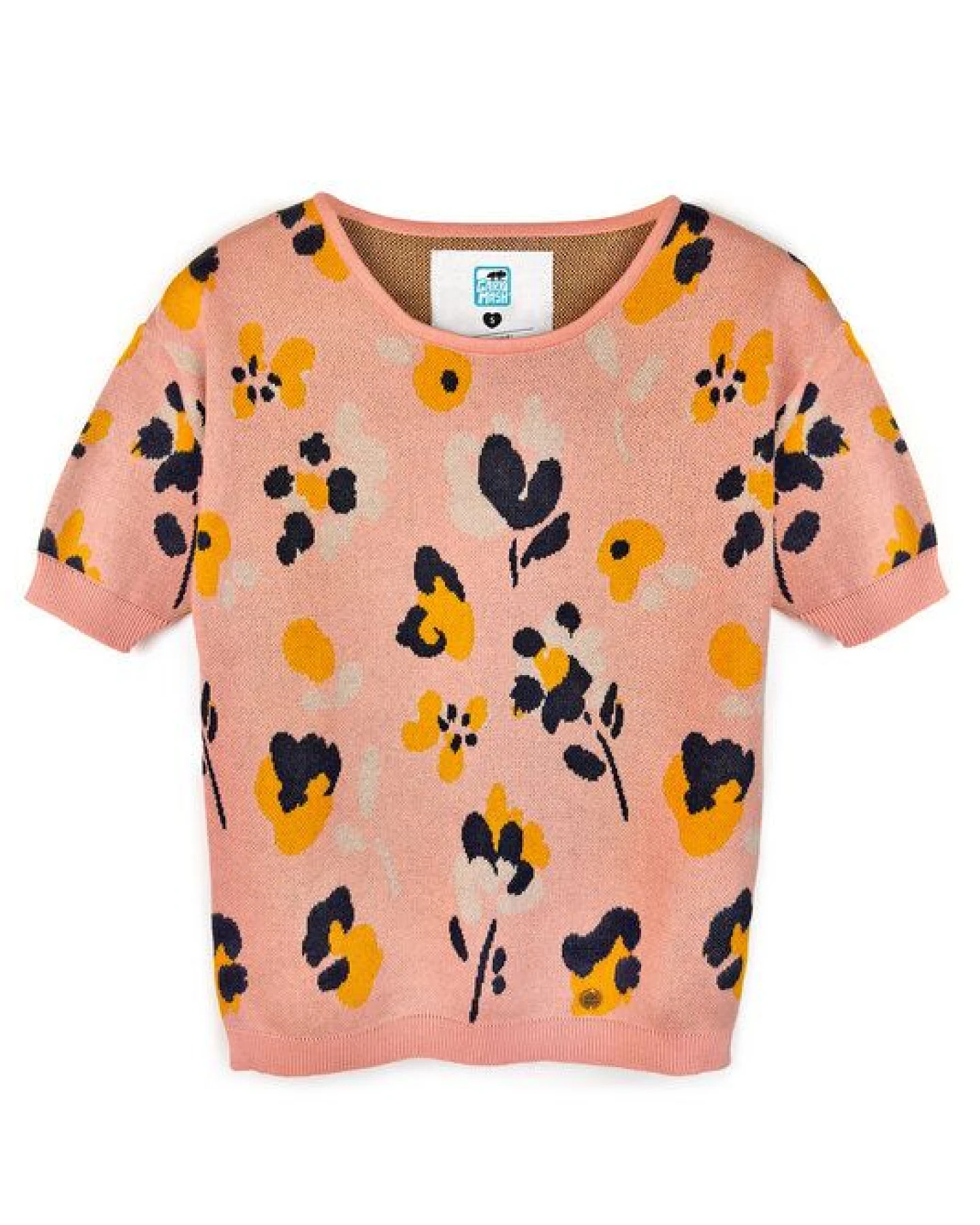 GARY MASH Kurzarm-Pullover Vina aus Biobaumwolle – Ansicht 2