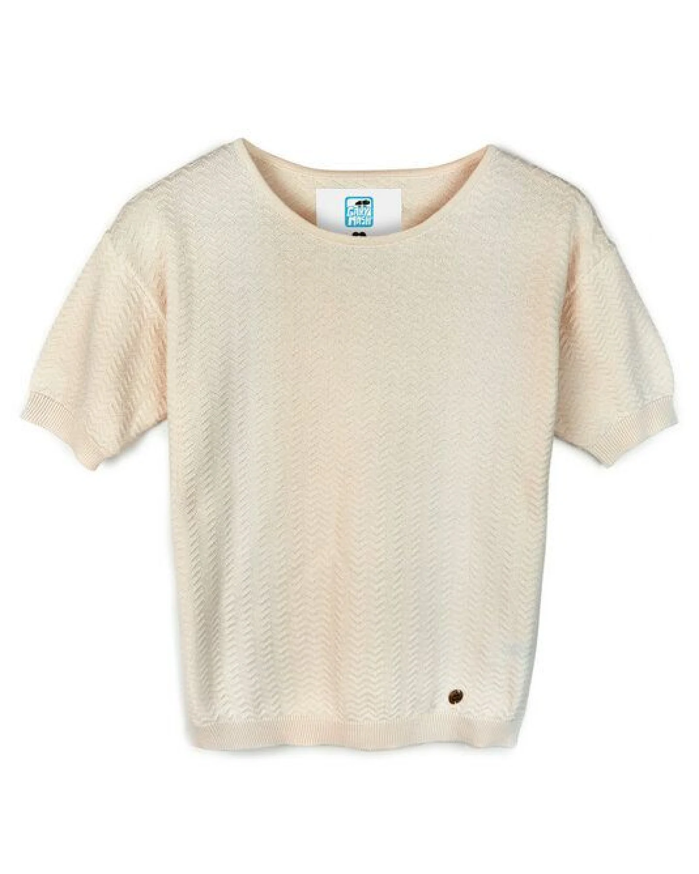 GARY MASH Kurzarm-Pullover Vina aus Biobaumwolle – Ansicht 2