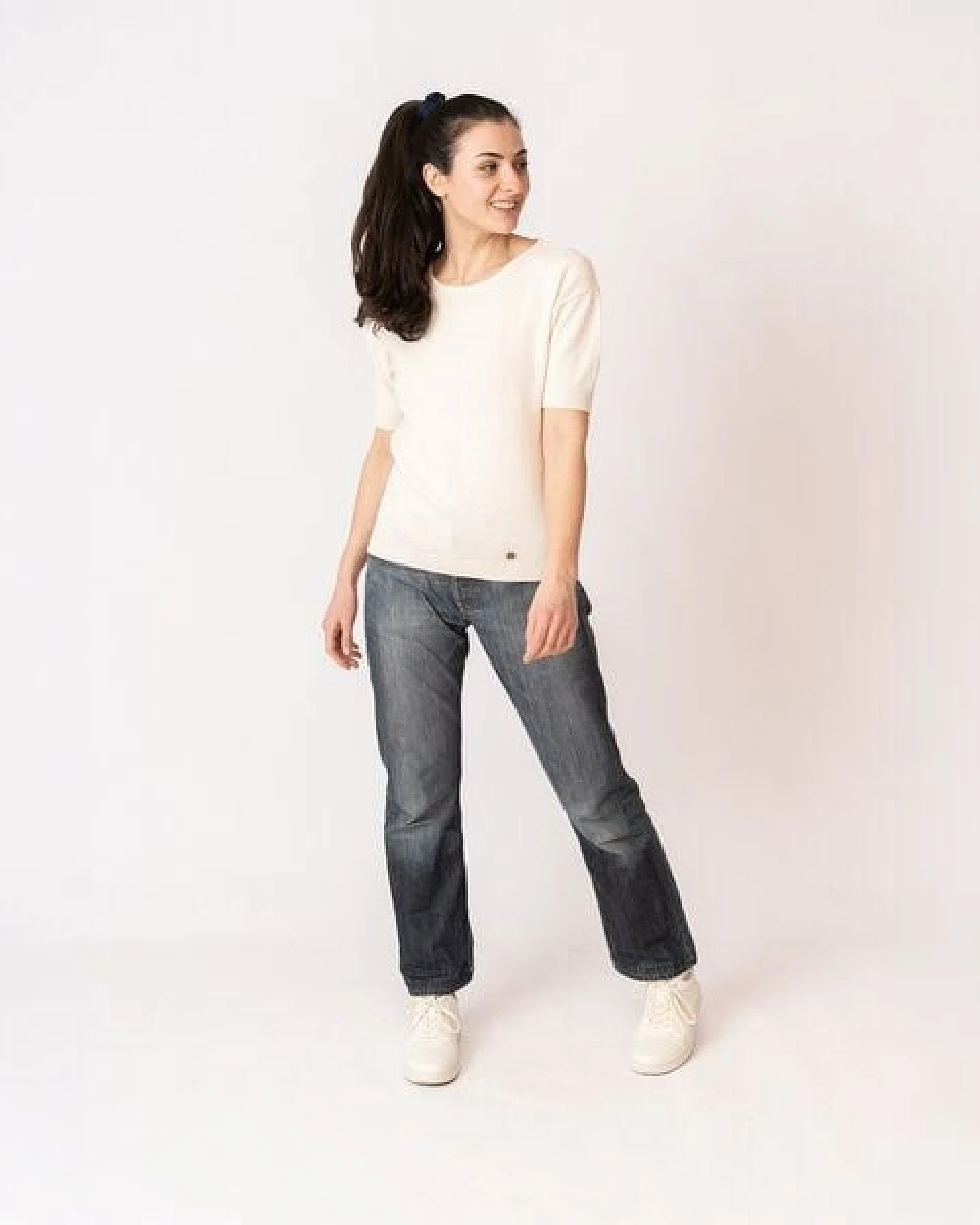 GARY MASH Kurzarm-Pullover Vina aus Biobaumwolle – Ansicht 4
