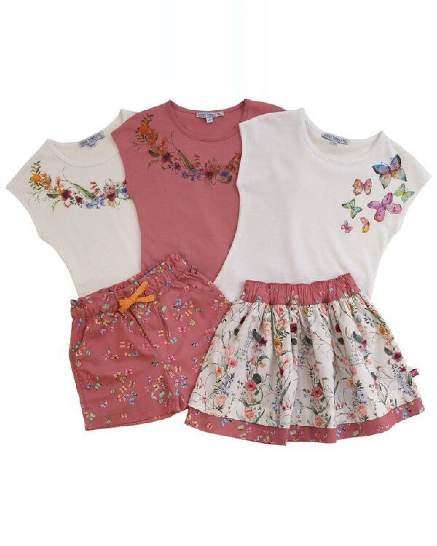 Enfant Terrible EnfantTerrible Webshorts Schmetterlinge rose – Ansicht 2