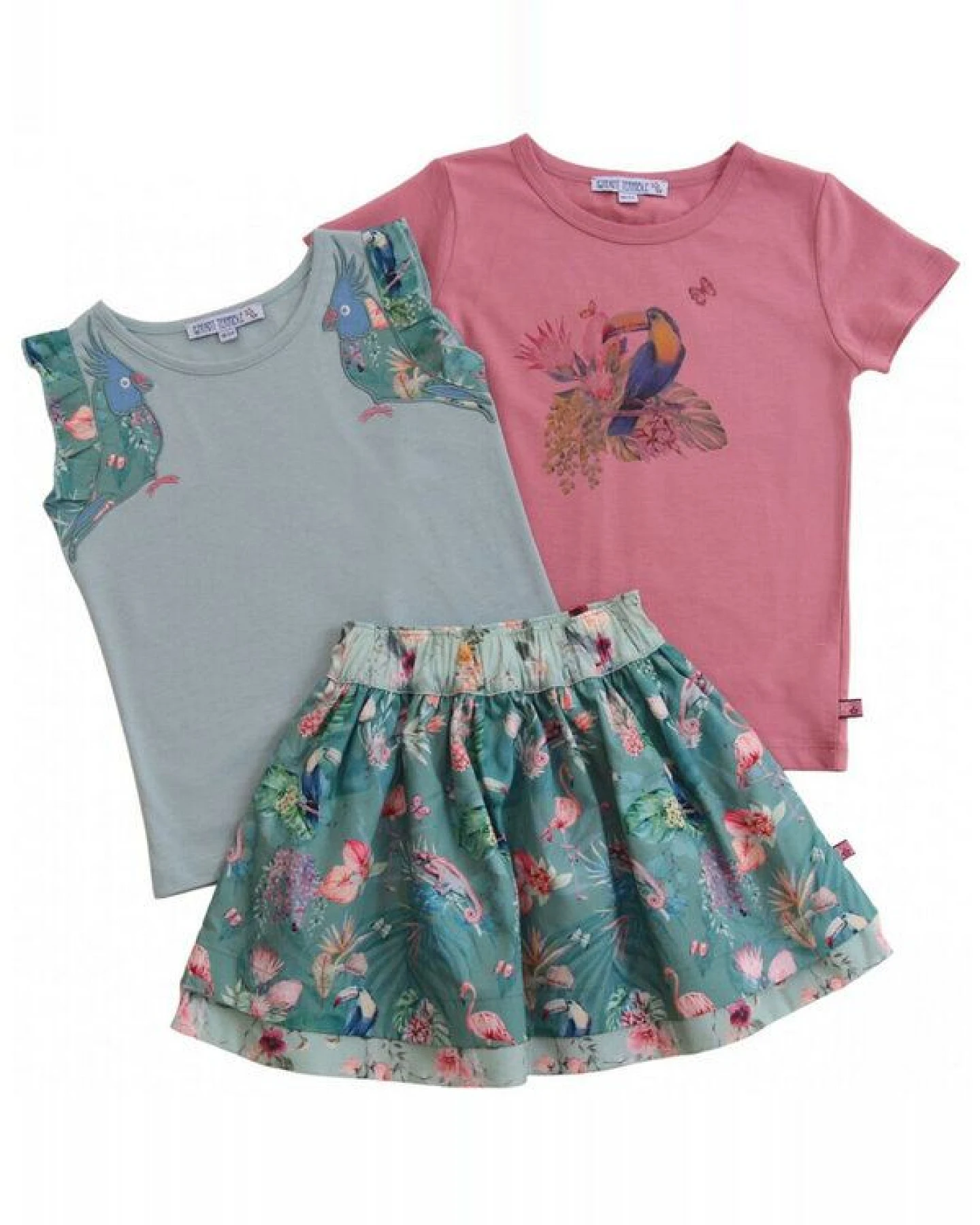 Enfant Terrible Wenderock Dschungel-Blumen salbei-mint – Ansicht 3