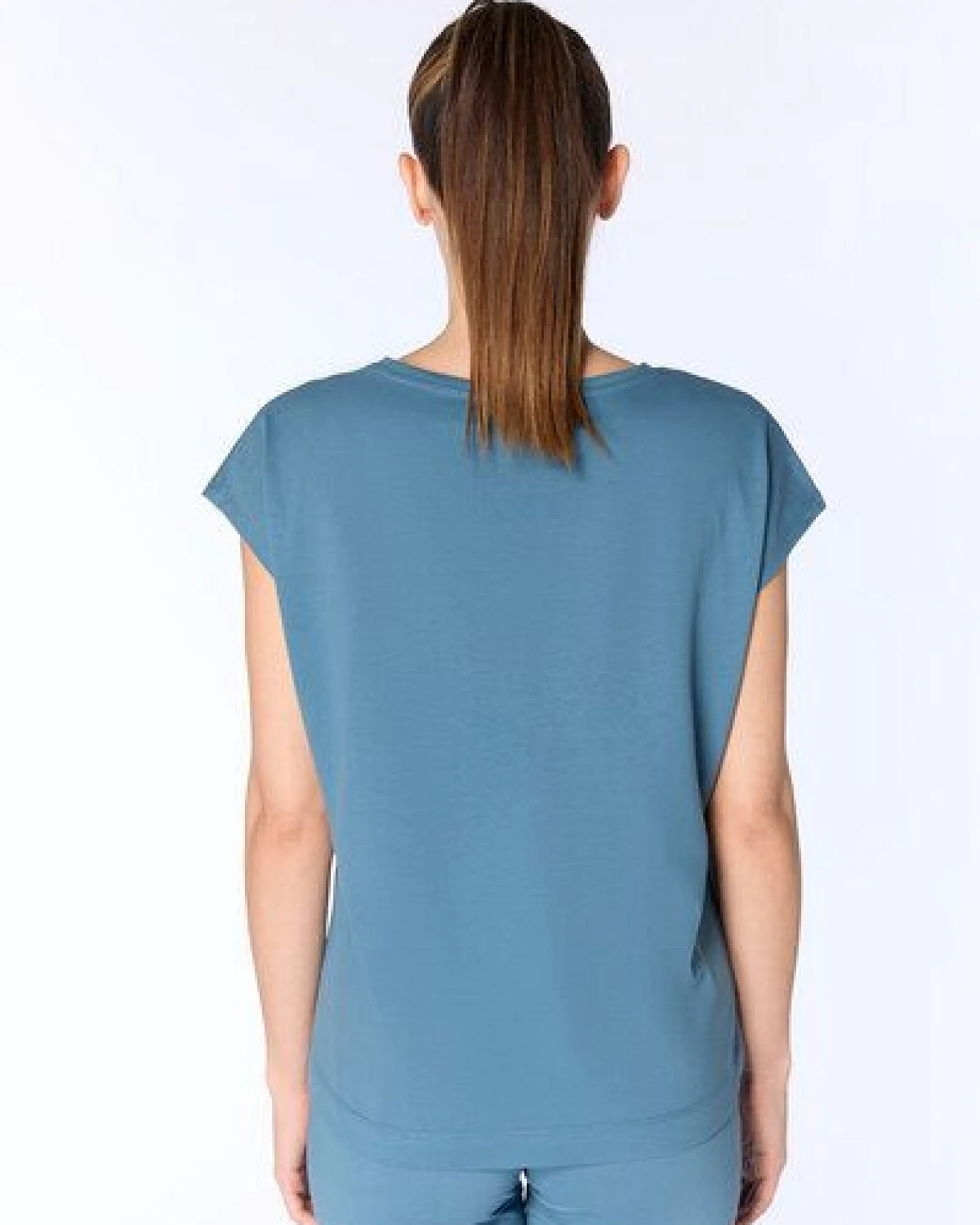 Leela Cotton Damen Oversize T-shirt Bio-Baumwolle Kurzarmshirt 4416 – Ansicht 2