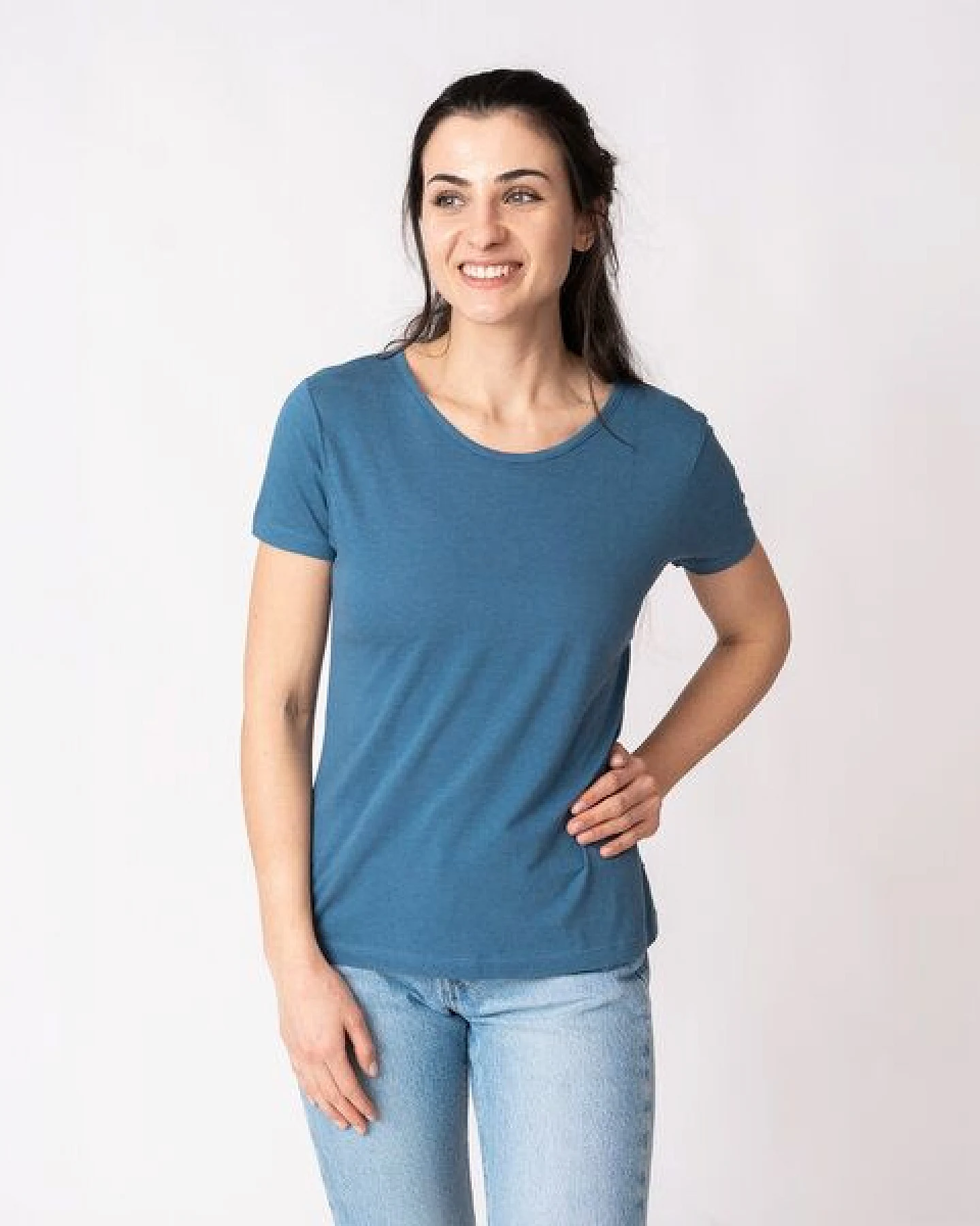 GARY MASH Damen Basicshirt aus Bambusviskose – Ansicht 4