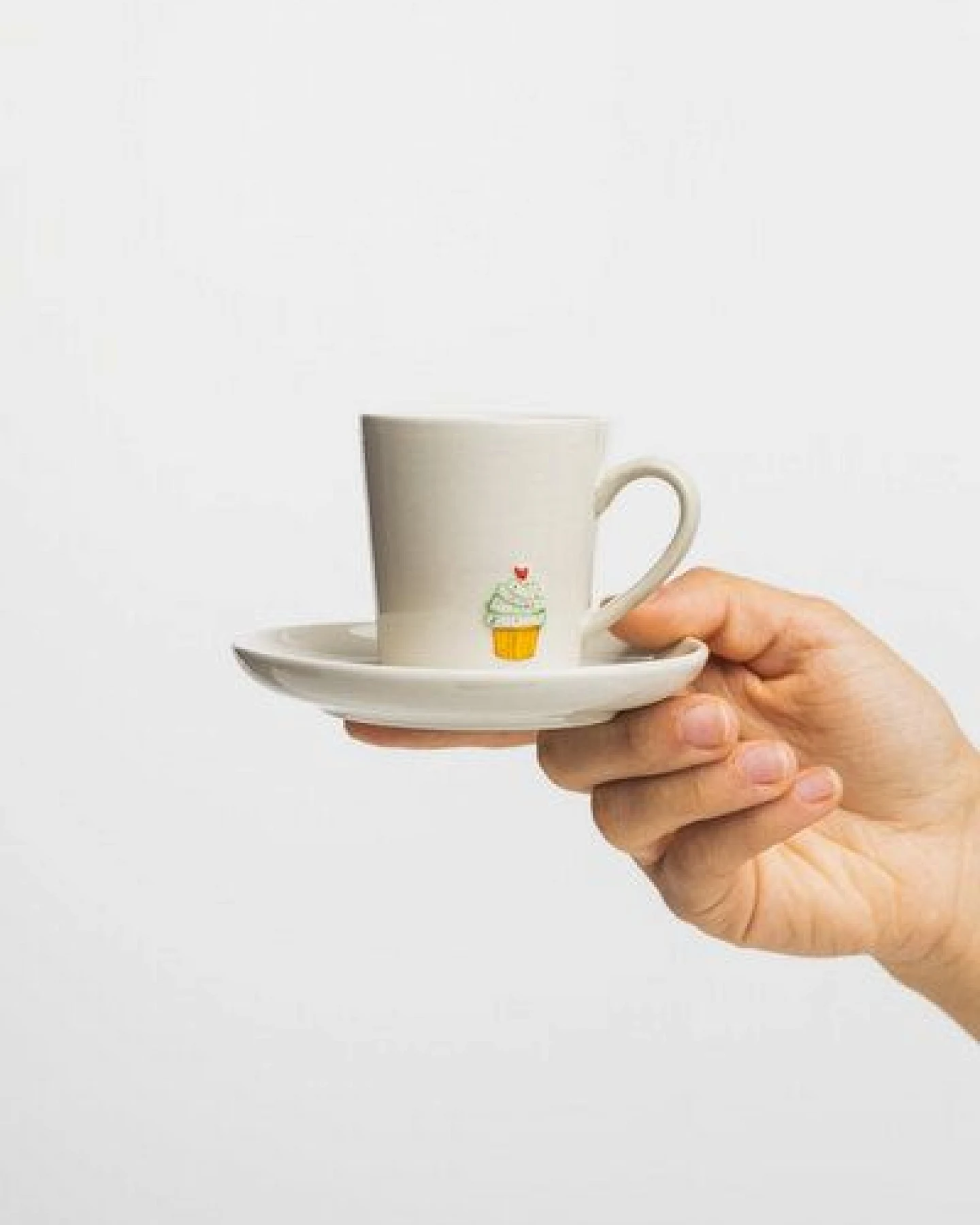 TRANQUILLO Espressotasse mit Untertasse BRUNETTEA (POR867, POR868, POR869, POR870) – Ansicht 3