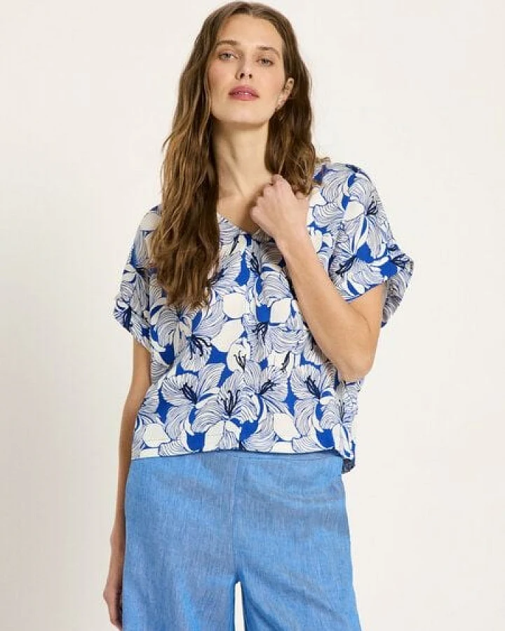 Produktseite: LANIUS Blusenshirt aus TENCEL