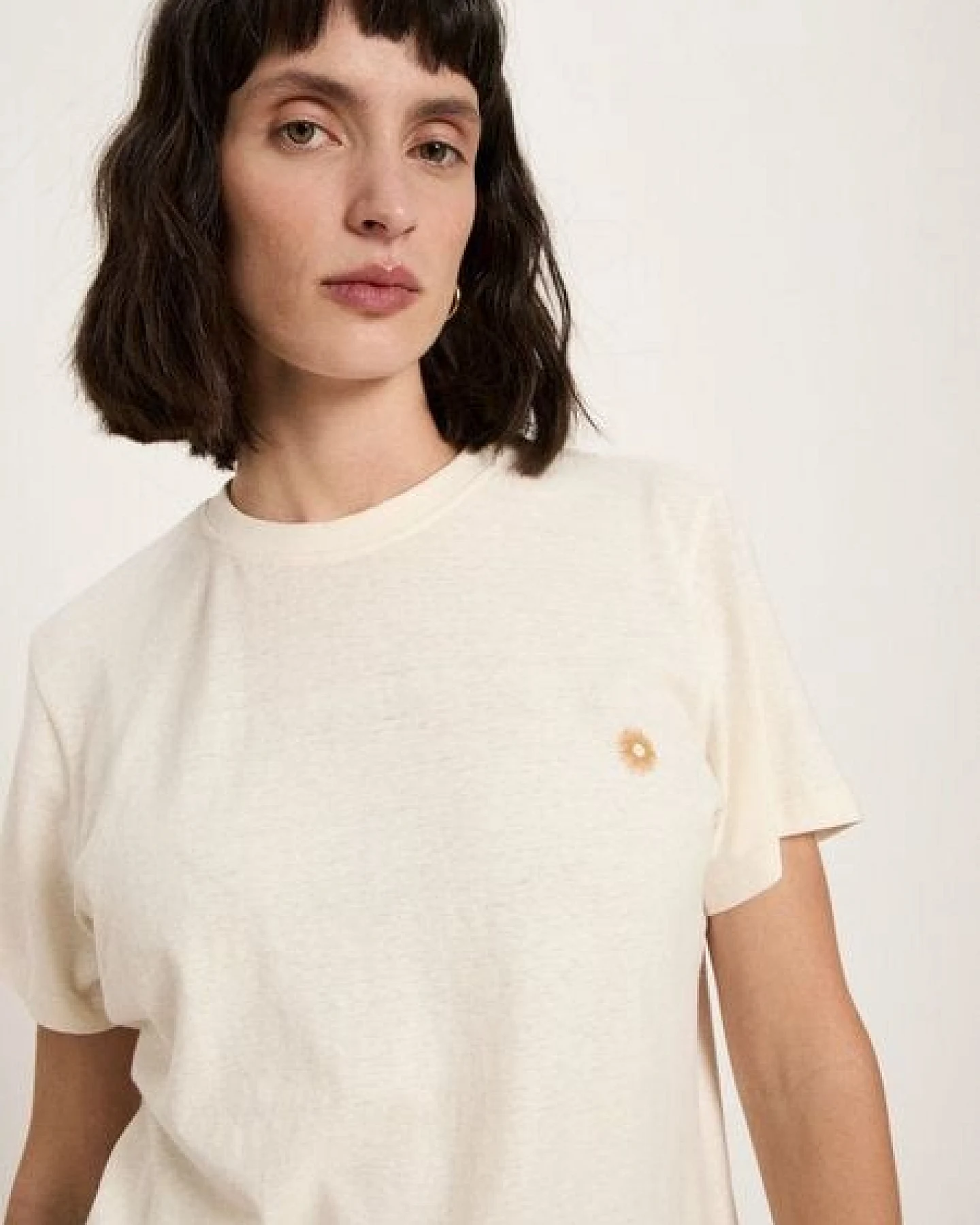 LANIUS Statementshirt (OCS) aus Hanf und Bio-Baumwolle – Ansicht 4