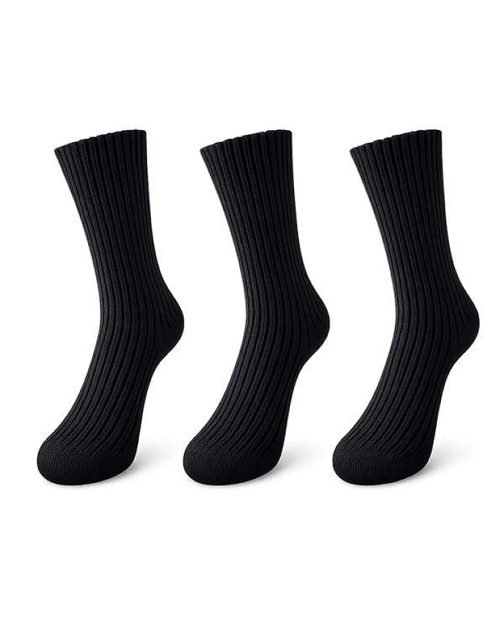 Bruno Barella Damen Socken aus feiner Lammwolle – 3er-Pack