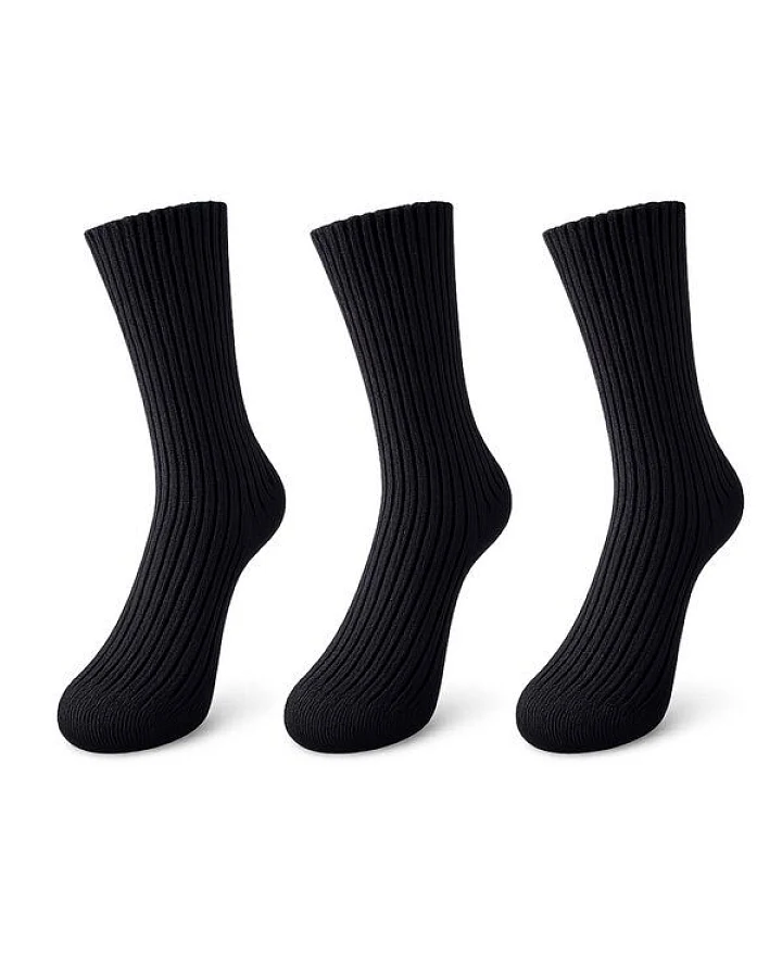 Bruno Barella Damen Socken aus feiner Lammwolle – 3er-Pack