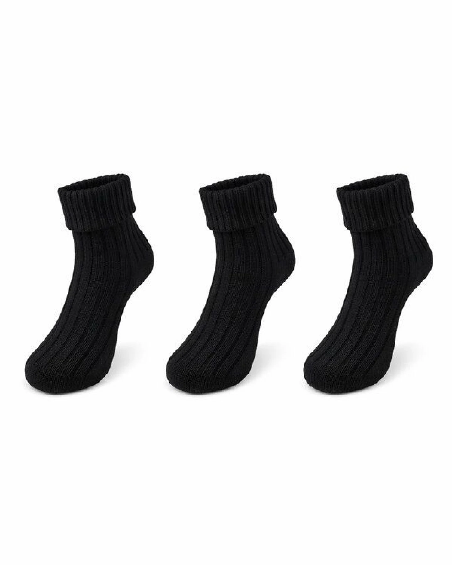 Bruno Barella Damen Socken aus feiner Lammwolle – 3er-Pack – Ansicht 2