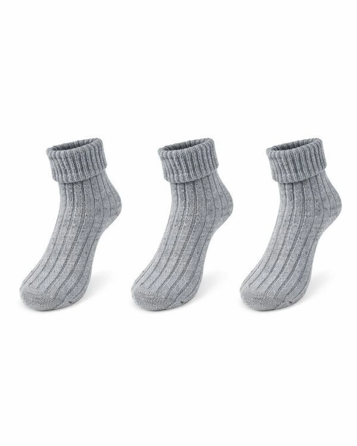 Bruno Barella Damen Socken aus feiner Lammwolle – 3er-Pack – Ansicht 2