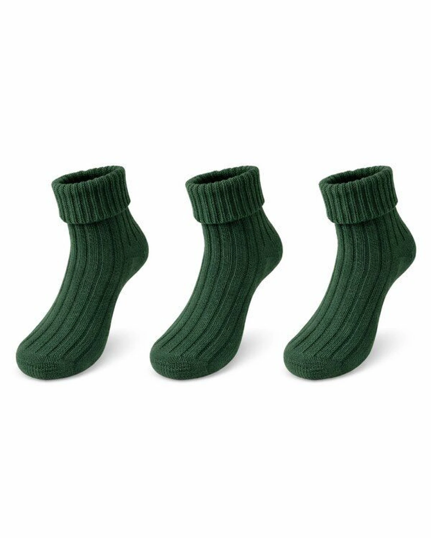 Bruno Barella Damen Socken aus feiner Lammwolle – 3er-Pack – Ansicht 2