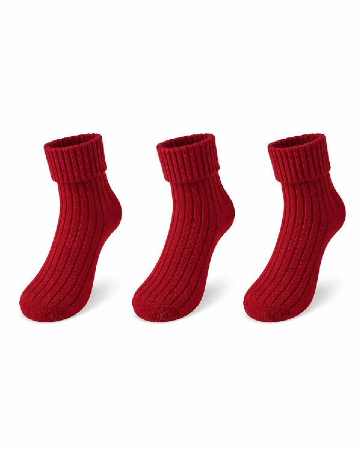 Bruno Barella Damen Socken aus feiner Lammwolle – 3er-Pack – Ansicht 2