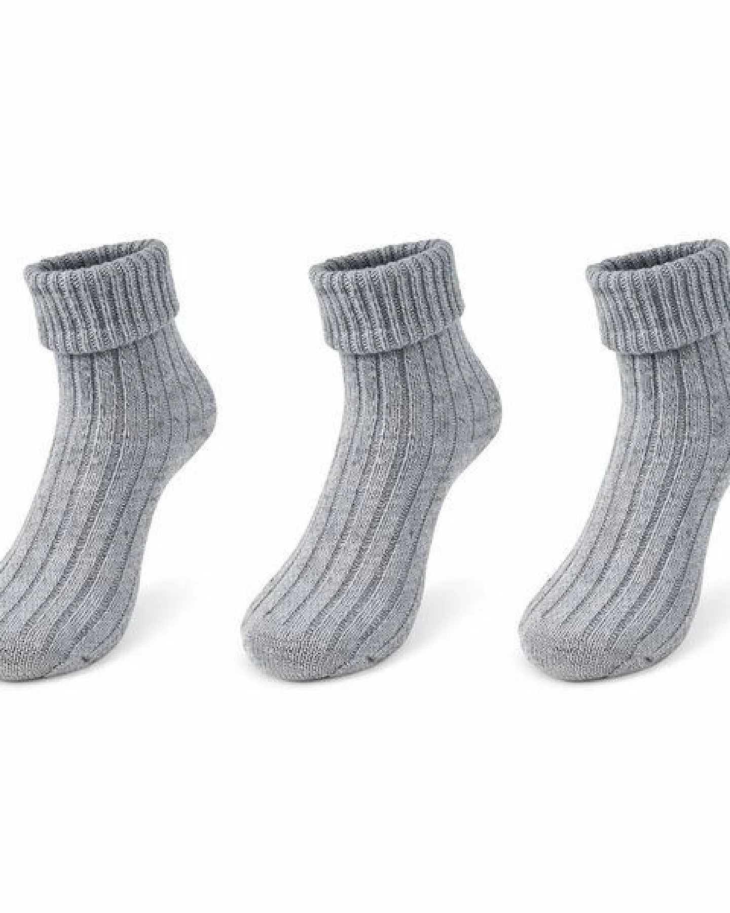 Bruno Barella Damen Socken aus feiner Lammwolle – 3er-Pack – Ansicht 2