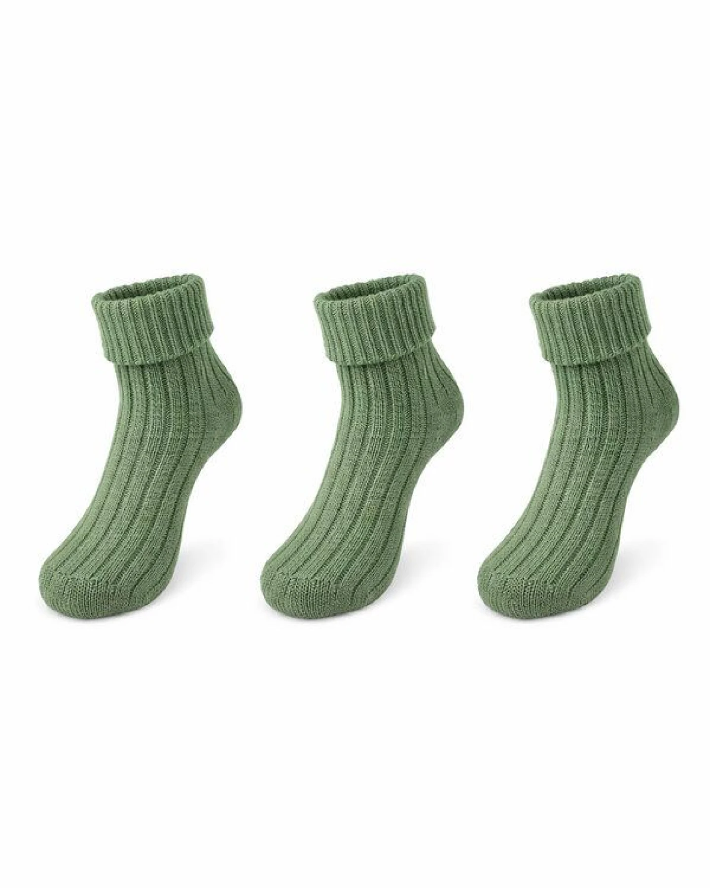 Bruno Barella Damen Socken aus feiner Lammwolle – 3er-Pack – Ansicht 2