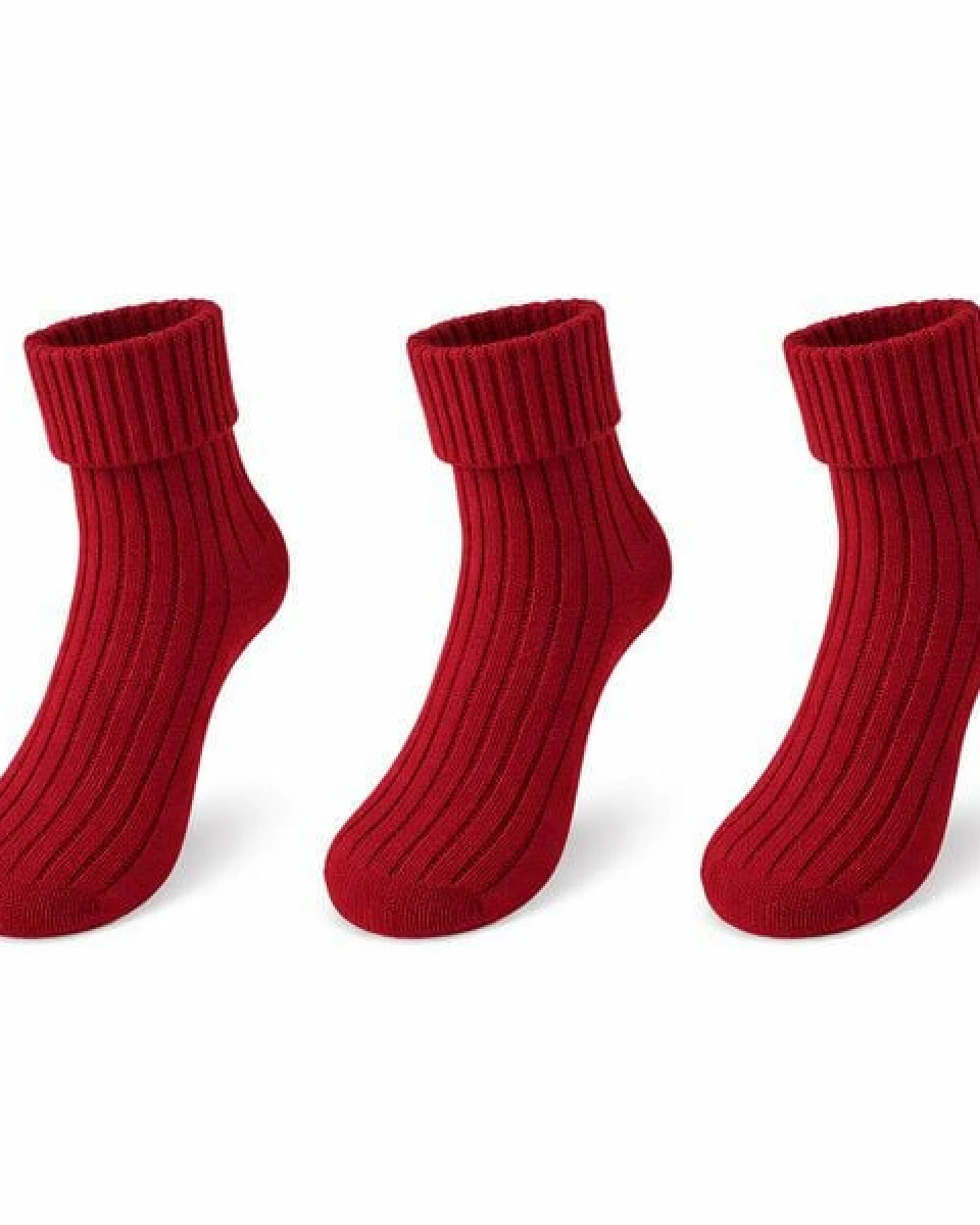 Bruno Barella Damen Socken aus feiner Lammwolle – 3er-Pack – Ansicht 2