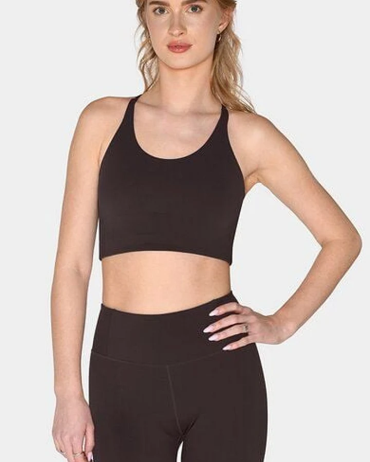 Girlfriend Collective Damen Yoga-BH-Top ultraleicht „Float Cleo" aus recyceltem Plastik