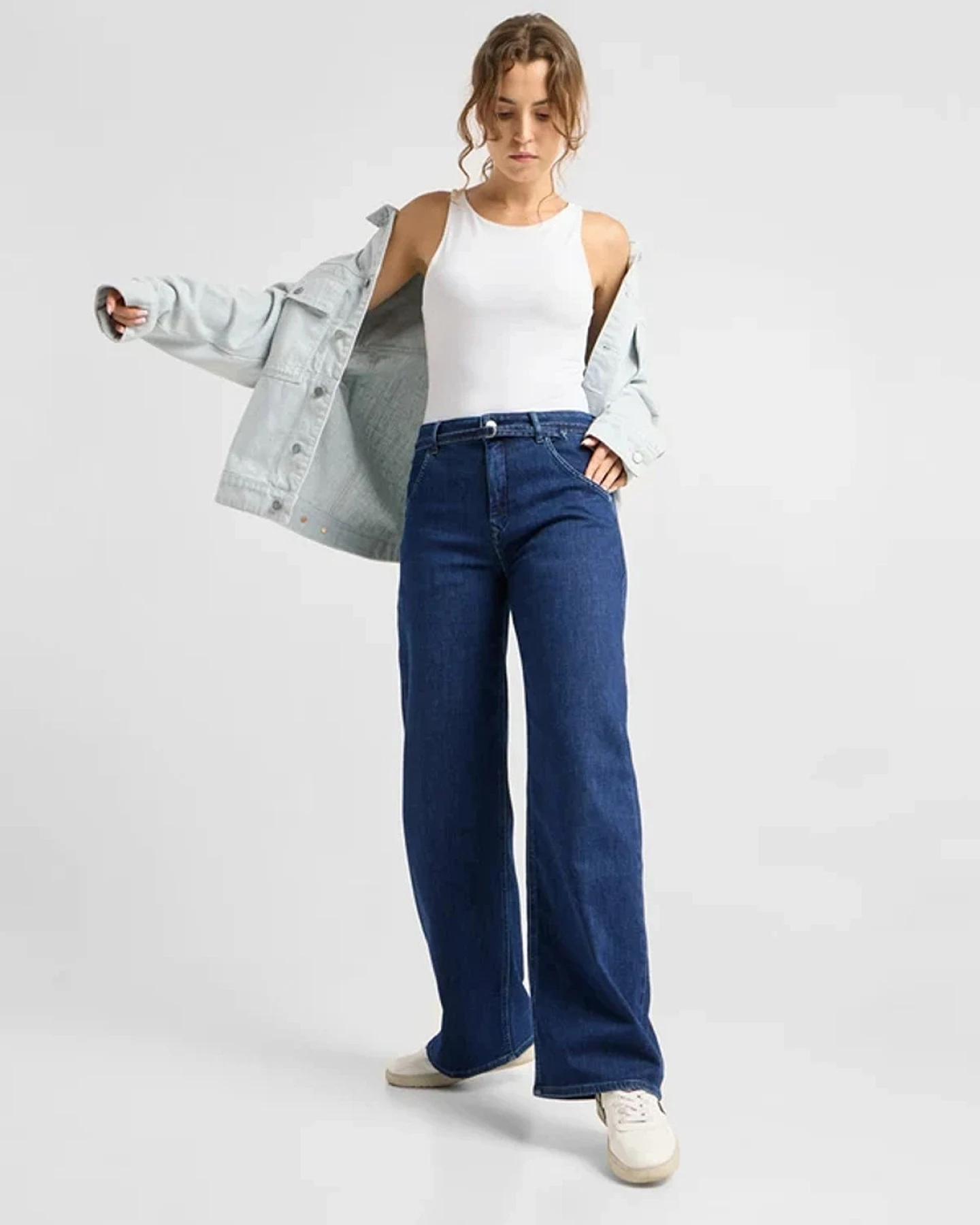 Jeans Blink Wide Barrel Dark Blue – Ansicht 4