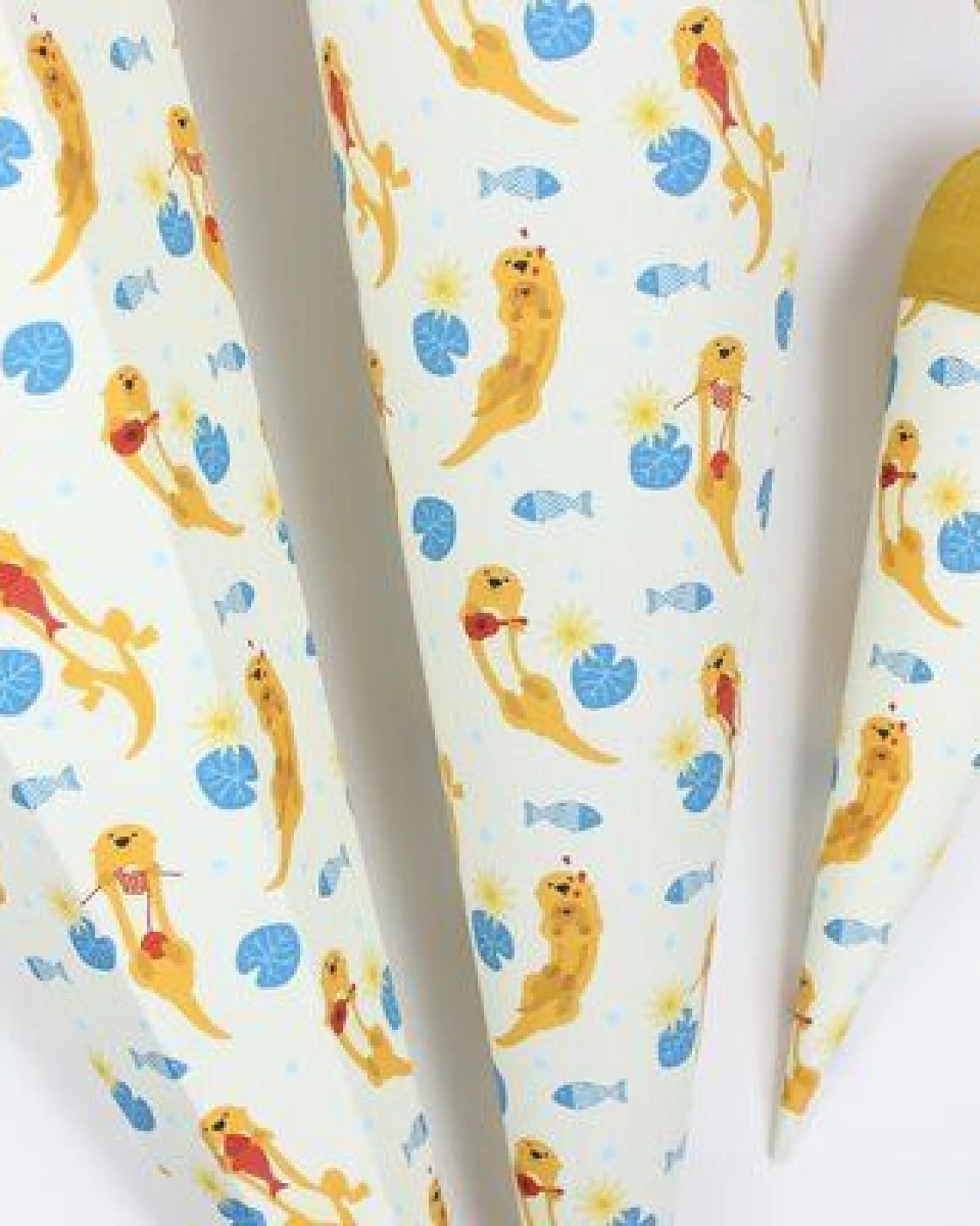 fuxandfriends Zuckertüte zur Einschulung, Baumwolle (bio), 85 cm, 70 cm und 35 cm, Schultüte, Geschwisterzuckertüte, Geschenk zum Schulanfang – Ansicht 3