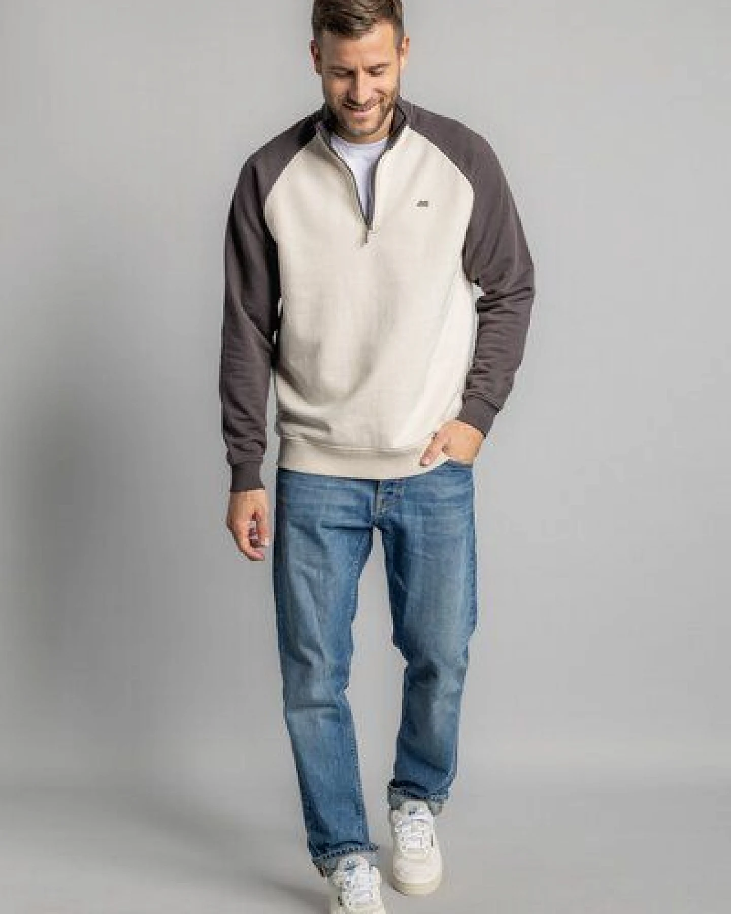 dirts Color Block Quarter Zip – Ansicht 2