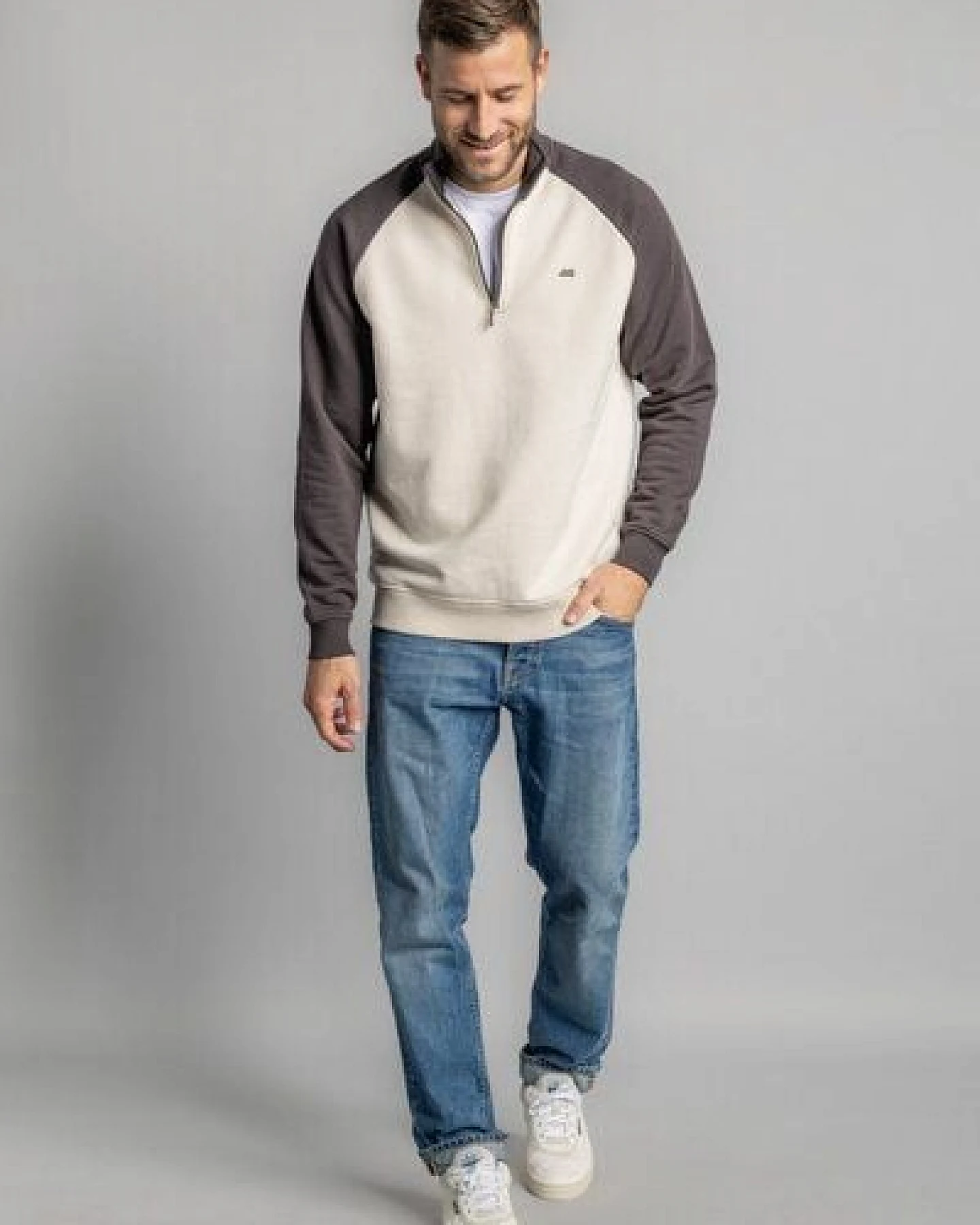 dirts Color Block Quarter Zip – Ansicht 2