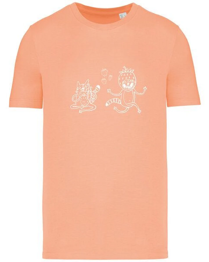 Brandless Basic Bio T-Shirt Strawberry Cats I ( 155g/m²) XXS - 5 XL