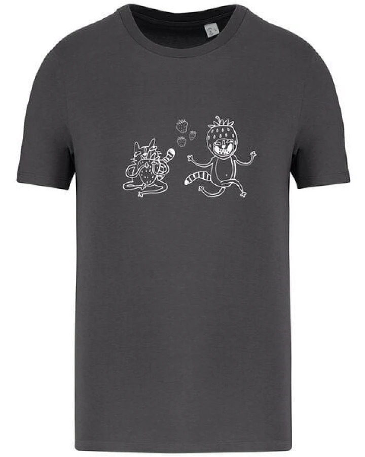 Brandless Basic Bio T-Shirt Strawberry Cats I ( 155g/m²) XXS - 5 XL