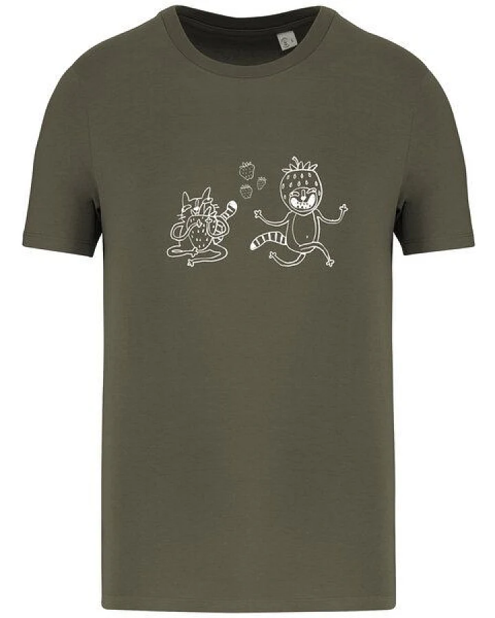 Brandless Basic Bio T-Shirt Strawberry Cats I ( 155g/m²) XXS - 5 XL