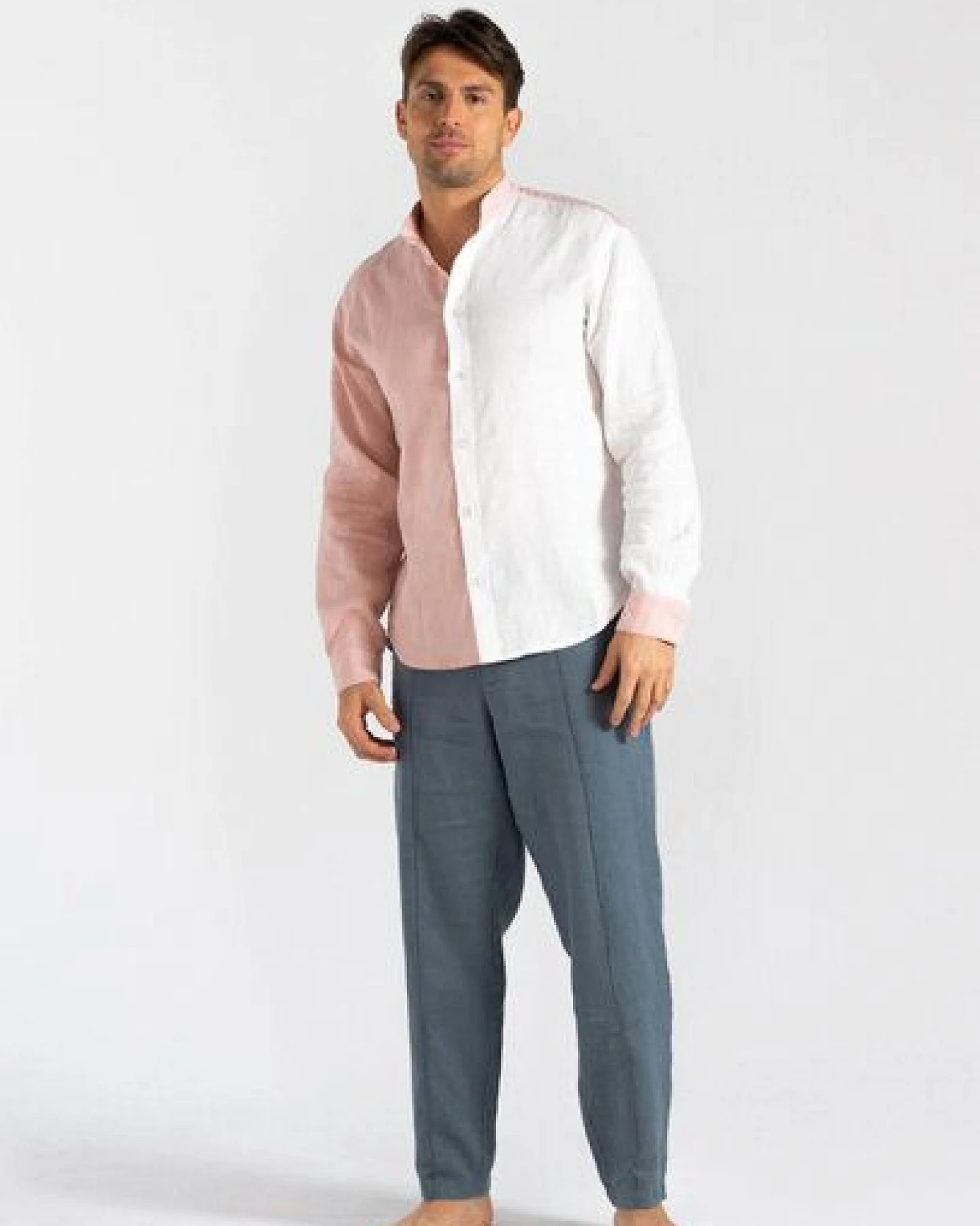 HACOY Leinen Dual Shirt – Business & Casual – 100% European Flax – Ansicht 2