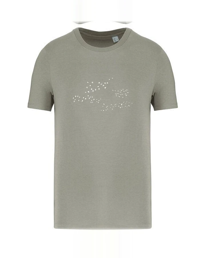 Greenspired Basic Bio T-Shirt Skybirds Nr. 4 ( 155g/m²) XXS - 5 XL