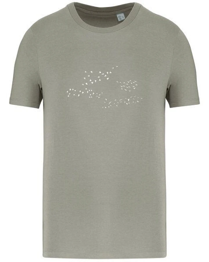 Greenspired Basic Bio T-Shirt Skybirds Nr. 4 ( 155g/m²) XXS - 5 XL