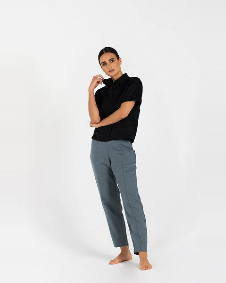 HACOY Leinenhose Unisex – Relaxed Fit & Gummibund – Made in Litauen