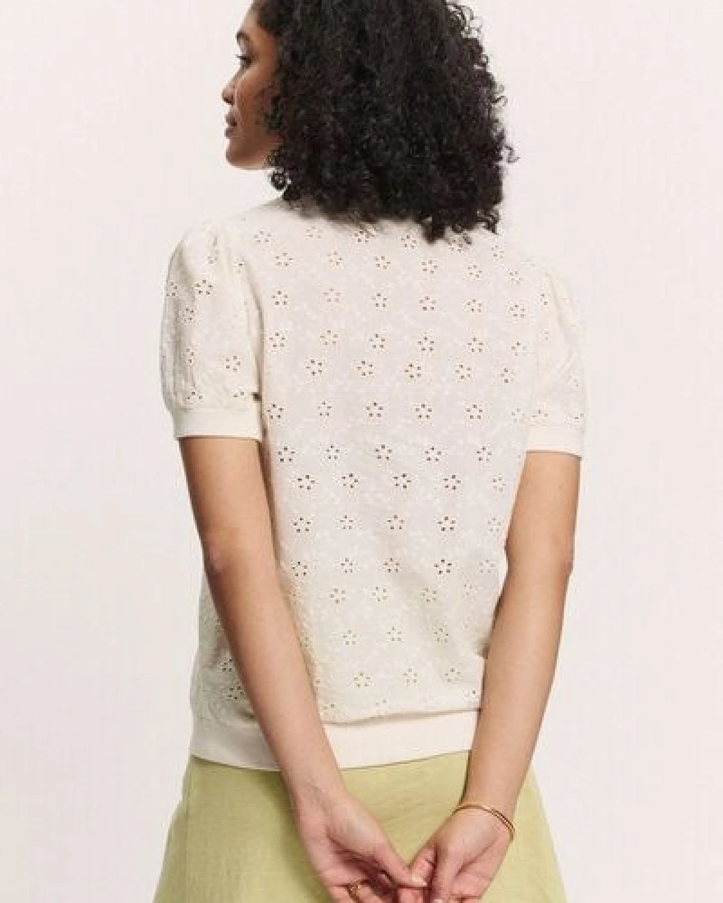 TRANQUILLO Bluse Leeaa in Lace Optik aus Baumwolle (1180004) – Ansicht 4
