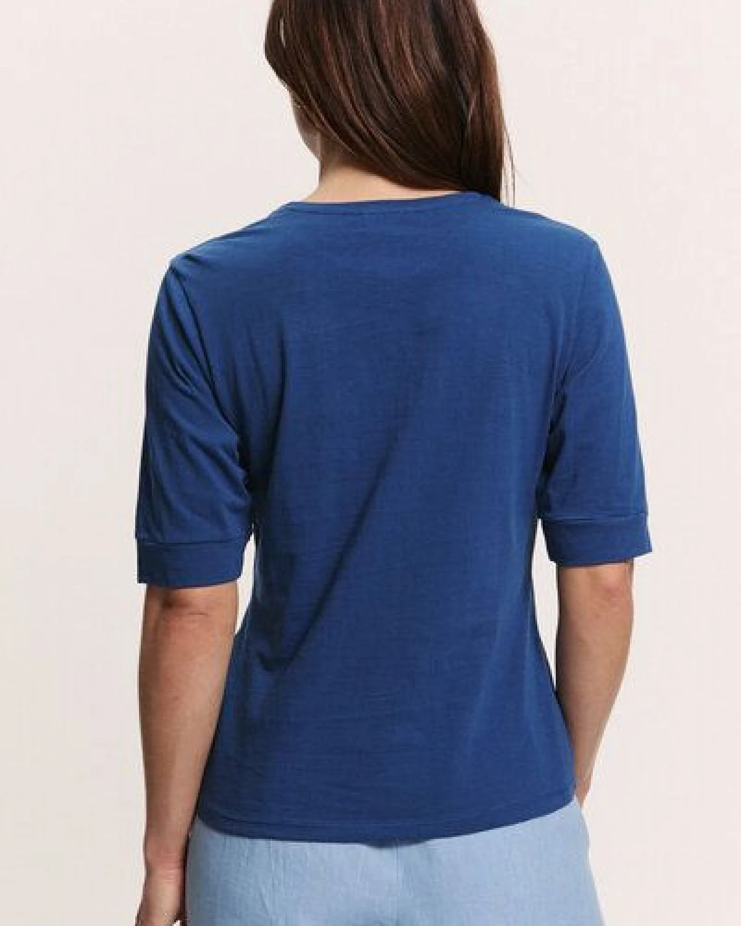 TRANQUILLO Slub Jerseyshirt Lottee aus Bio-Baumwolle (1010004) – Ansicht 2