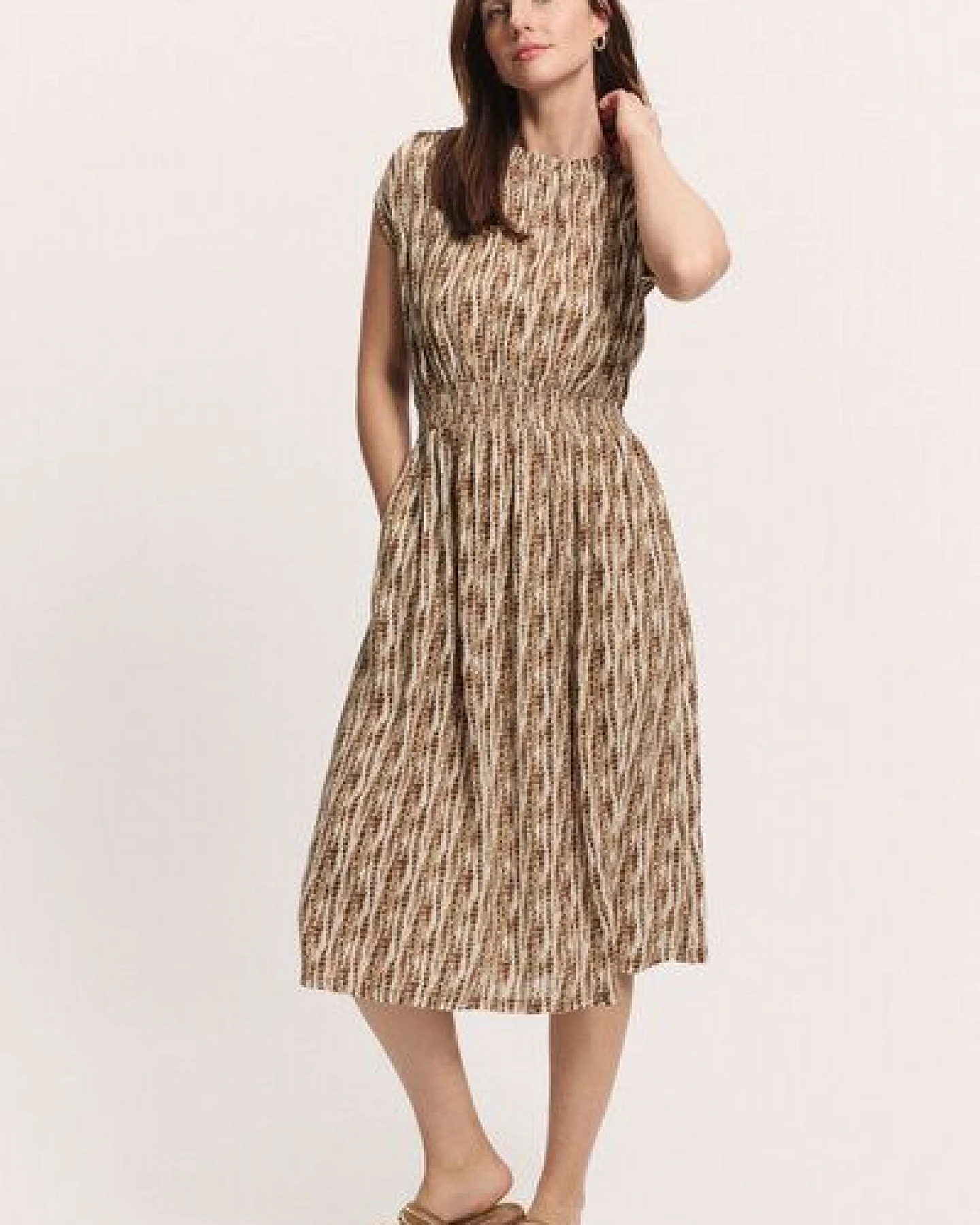 TRANQUILLO Kleid Mariaa aus EcoVero Crinkle Viskose (1140007) – Ansicht 2