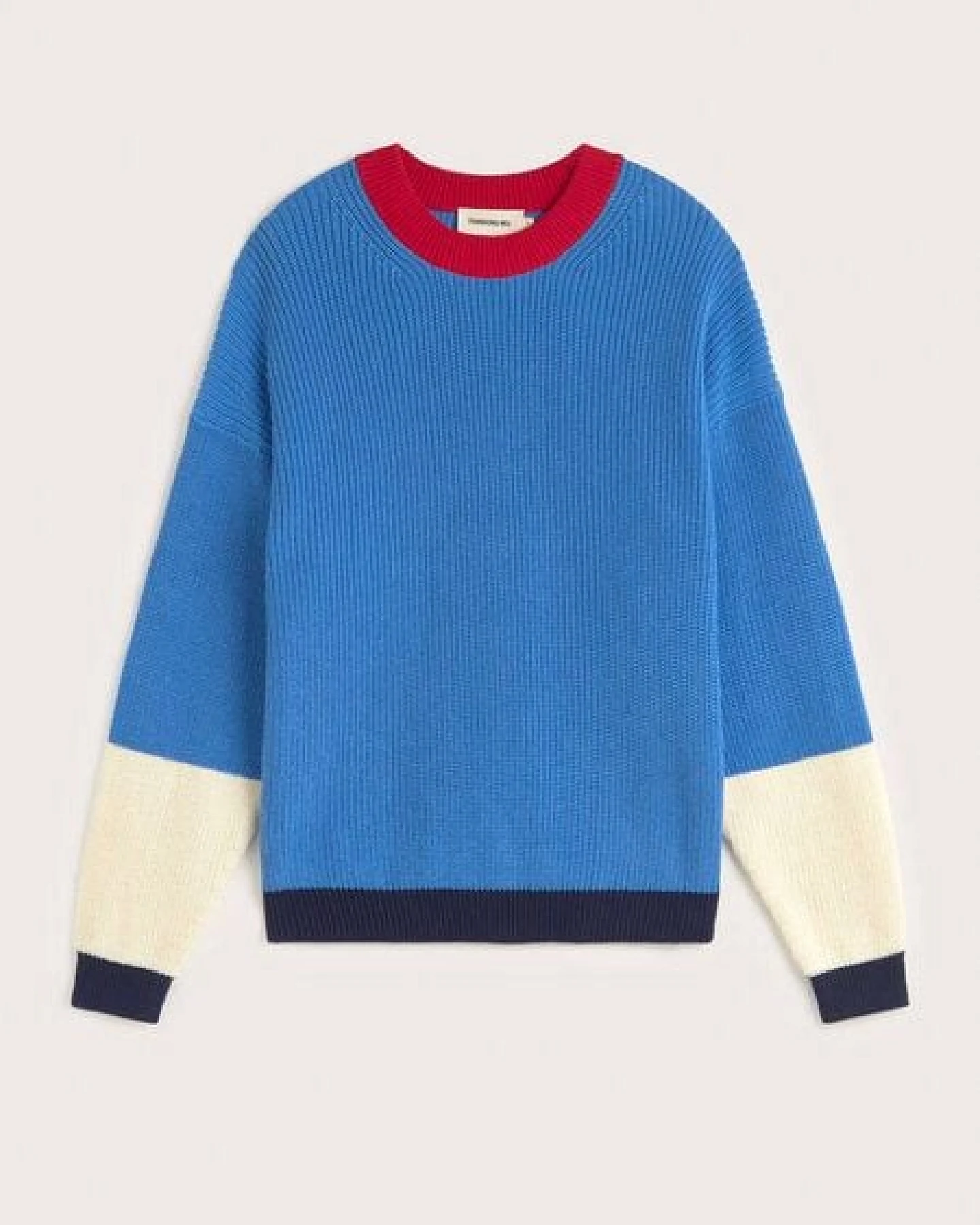 thinking mu Carmen Blue Multicolor Knitted Sweater – Ansicht 2