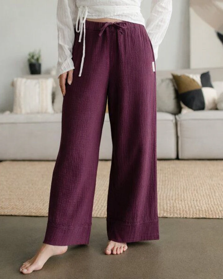 NORDLICHT Musselin Hose Hilla aus 100% Bio-Baumwolle