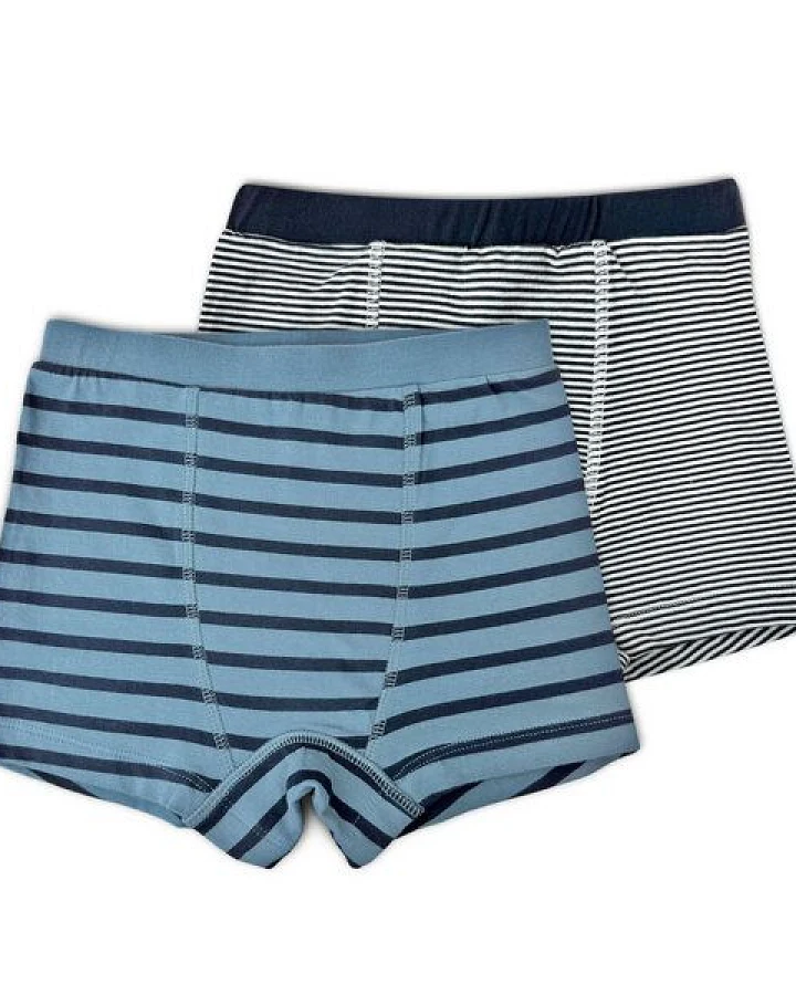 GARY MASH Jungen Boxershorts 2er-Pack aus Bio-Baumwolle