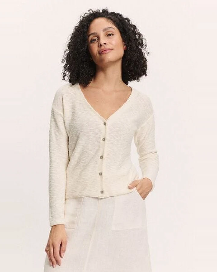 TRANQUILLO Strickjacke Ronjaa Slub Strick GOTS (1250003)