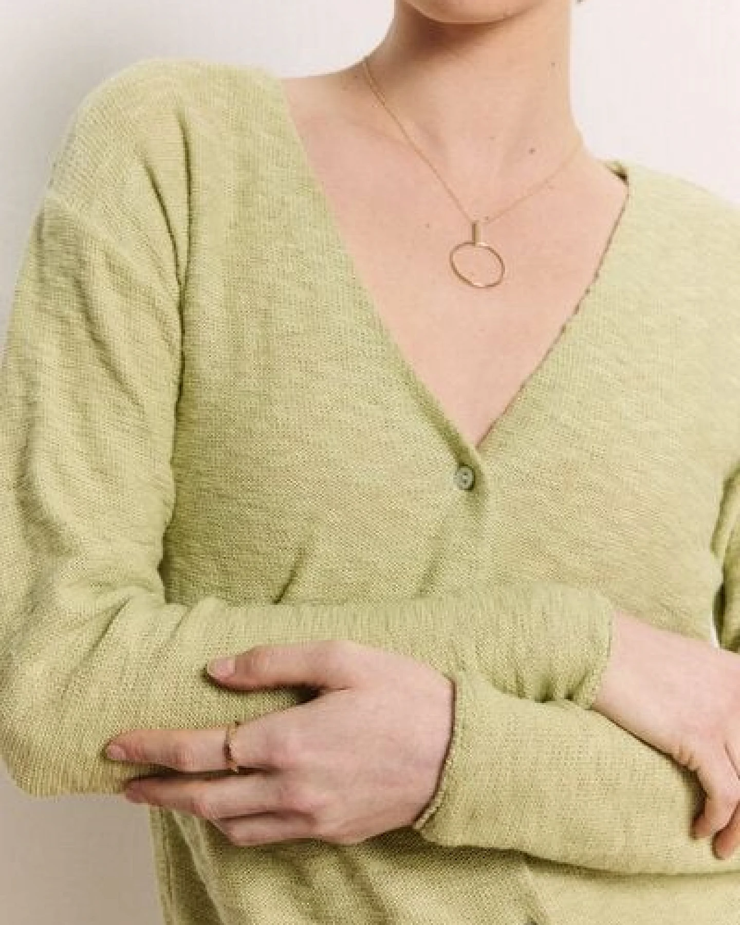 TRANQUILLO Strickjacke Ronjaa Slub Strick GOTS (1250003) – Ansicht 3