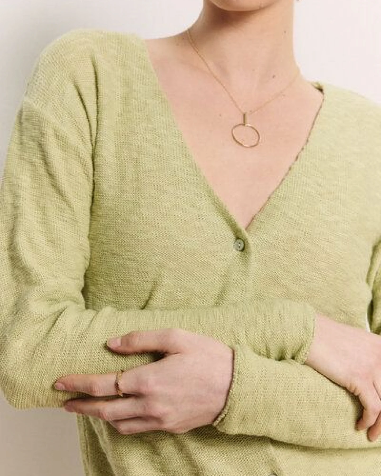 TRANQUILLO Strickjacke Ronjaa Slub Strick GOTS (1250003) – Ansicht 3