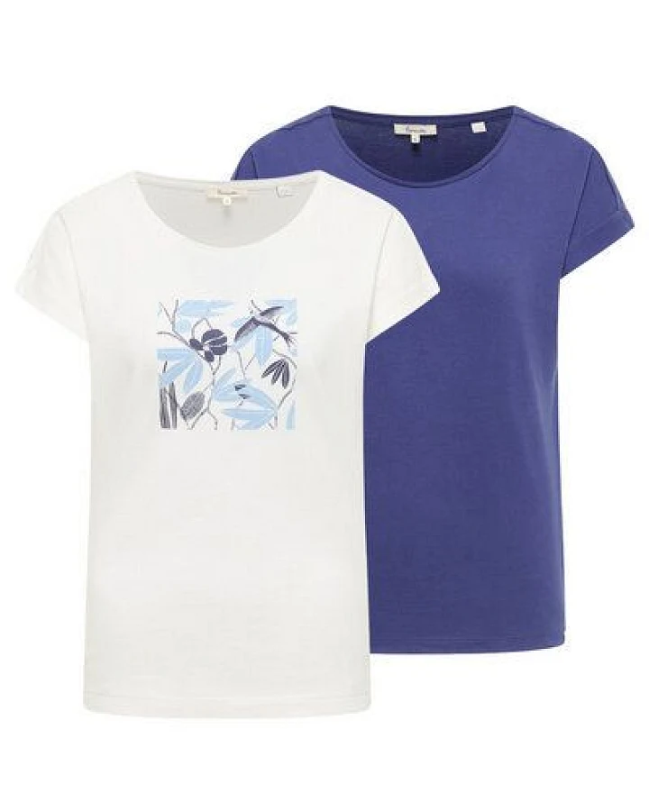 TRANQUILLO 2er-Set Jerseyshirt Miiaa aus Bio-Baumwolle